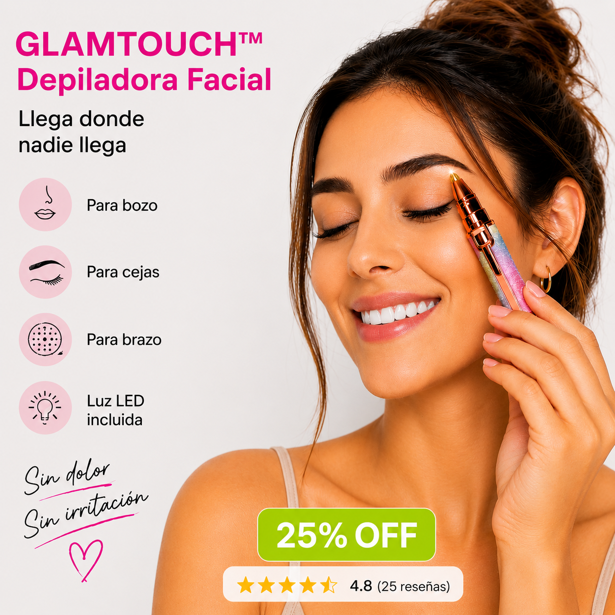 GlamTouch™- Presición Milimétrica Para Tus Cejas
