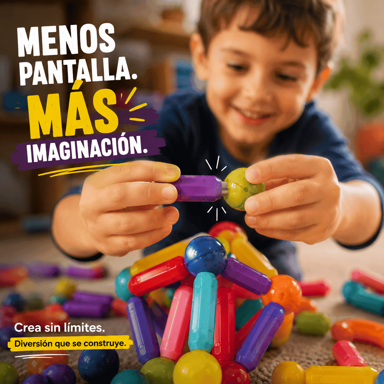 Blokit™. El juguete que sí logra que suelte la Pantalla.