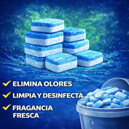 MaxClean™ Pastillas para lavadora ropa limpia y fresca al instante