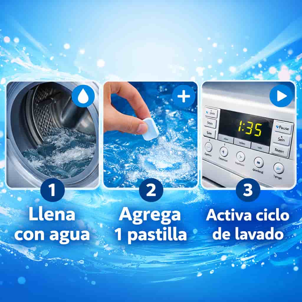MaxClean™ Pastillas para lavadora ropa limpia y fresca al instante