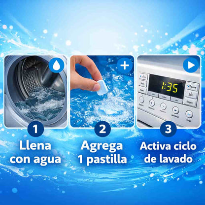 MaxClean™ Pastillas para lavadora ropa limpia y fresca al instante